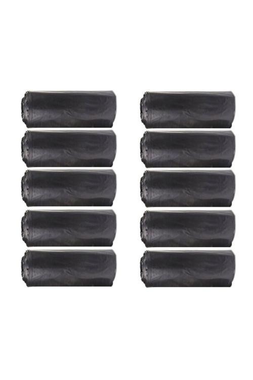Ekstra Kalın J650 Jumbo Boy Çöp Poşeti 80*110 Cm 10'Lu Rulo 10 Paket 100 Adet