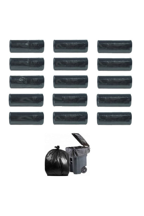Hantal Boy Ağır Hizmet Çöp Torbası 100X150 Cm 10 Lu Rulo 15 Paket