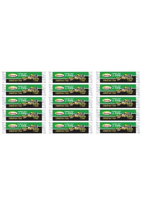 J-500 Jumbo Boy Çöp Poşeti 80X110 Cm 90 Lt 10'Lu Rulo 15 Paket