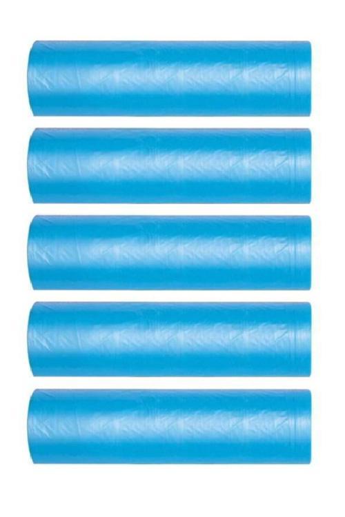 Mavi Ekstra Kalın J250 Jumbo Boy Çöp Poşeti 80*110 Cm 10Lu Rulo 5 Paket 50 Adet