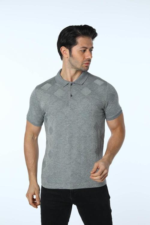 Jakarlı Polo Yaka T-Shirt