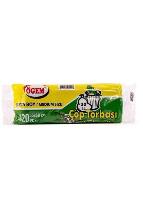 Orta Boy Çöp Poşeti 55*60 Cm 20 Li 50 Rulo (1000 Adet) Mavi