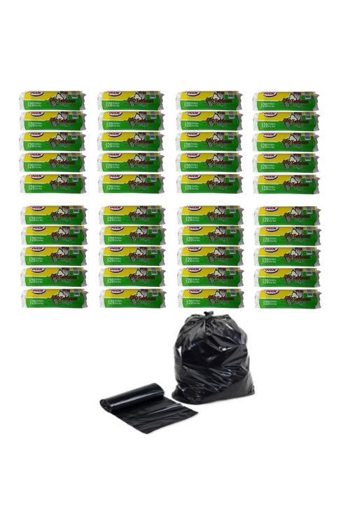 Orta Boy Çöp Poşeti 55X60 Cm 30 Lt 20'Lı Rulo 40 Paket