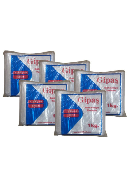 Bakkaliye Naylon Torba 1/2 Yarımlık 17X25 Cm 1 Kg 5 Paket (2375 Adet)