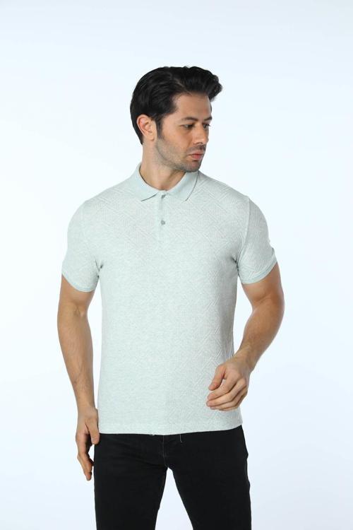 Jakarlı Polo Yaka T-Shirt