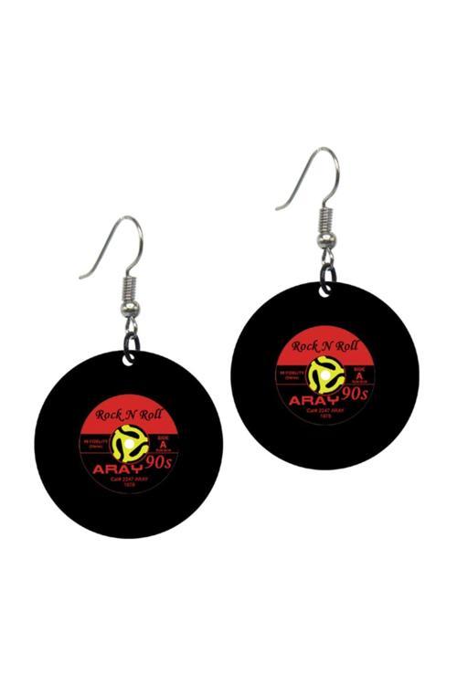 Plak Küpe - Kırmızı