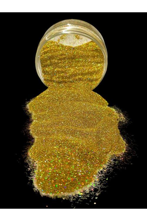 Epoksi Glitter Sim 50 Gr Holografik Parlak Gold