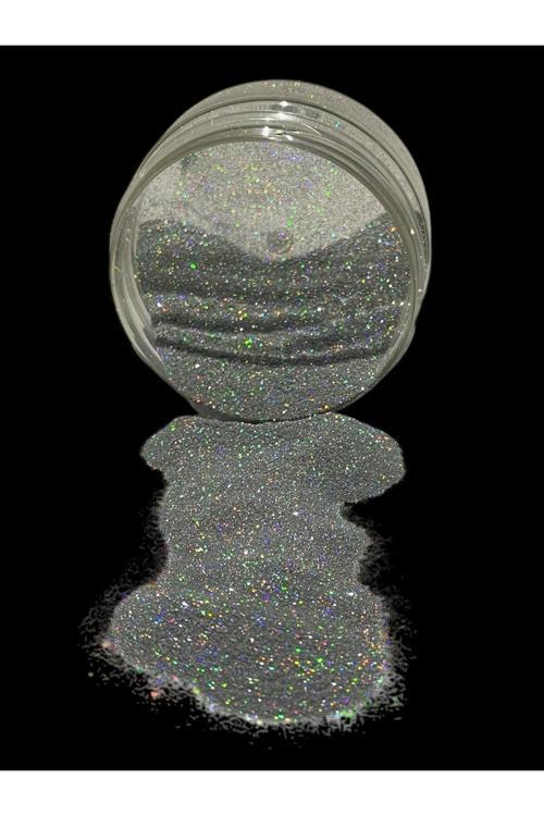 Epoksi Glitter Sim 50 Gr Holografik Parlak Silver