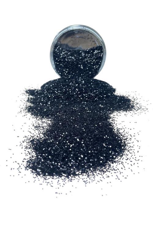 Epoksi Glitter Sim 50 Gr Parlak Siyah