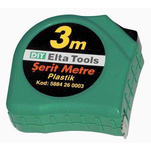Elta 3 m Plastik Şerit Metre - 5884260003