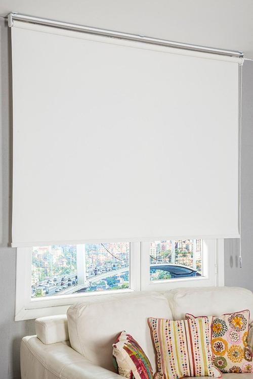 Mat Beyaz Stor Perde