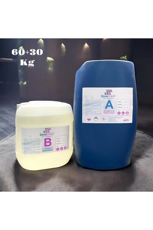 Woodpox 90 Kg Ultra Şeffaf Ahşap Epoksi Reçine Profesyonel Dökümler Için 3 Cm