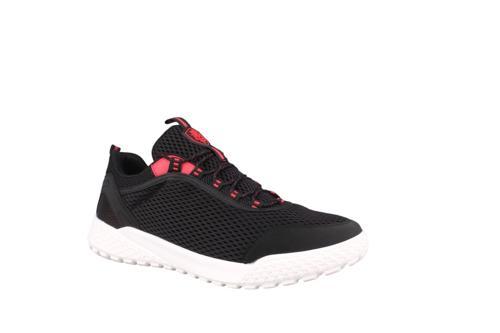 Erkek Günlük Ayakkabı - Siyah-Beyaz, Fileli