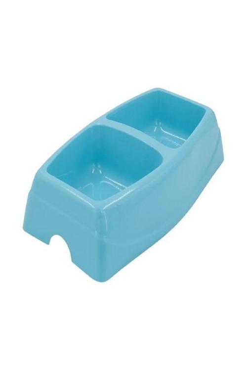 ikili Büyük Kedi Köpek Mama Kabı 800 Ml
