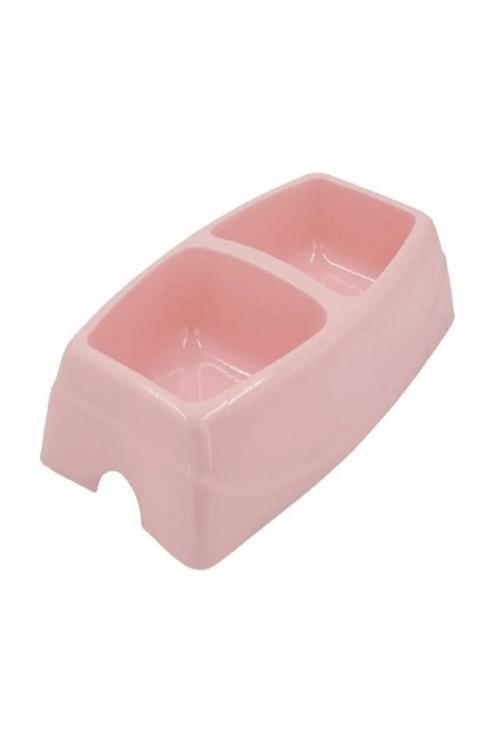 ikili Küçük Kedi Köpek Mama Kabı 350 Ml