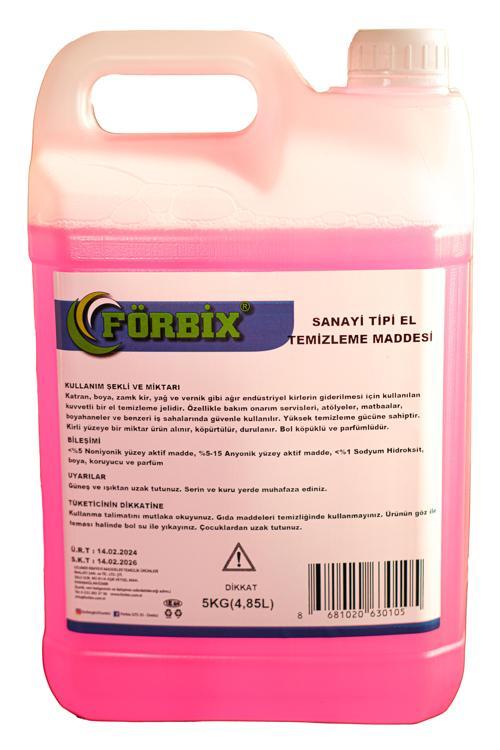 FORBİX ENDÜSTRİYEL EL TEMİZLEME MADDESİ 5 KG 