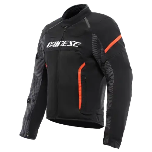 DAINESE CEKET/AIR FRAME 3 TEX JACKET/BLACK/RED-FLUO YAZLIK MONT