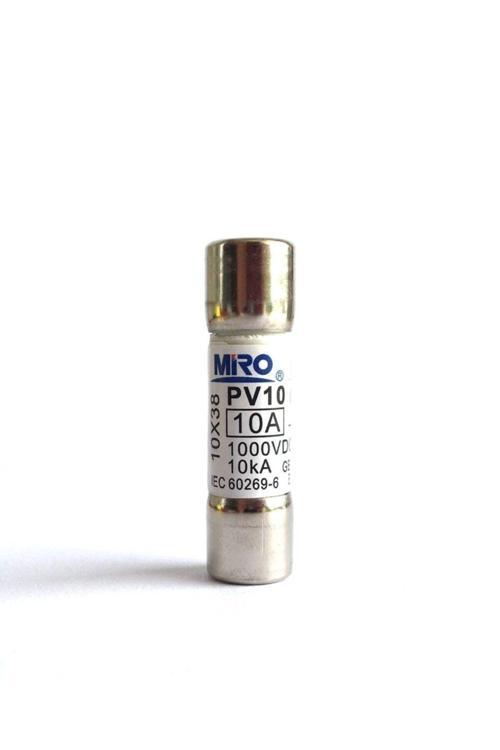 Bor 10 A Dc 1000 V Solar Kartuş Silindirik Sigorta