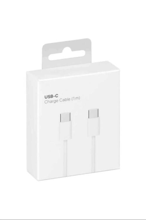 Iphone Uyumlu Şarj Kablosu Type-C/Type-C 15 ve 15 Pro Max 25w Hızlı Şarj Uyumlu Kablo 1mt