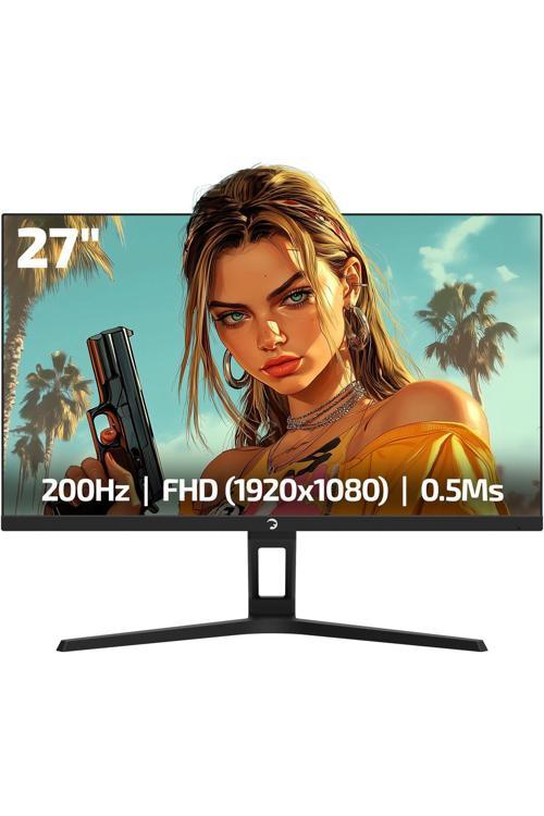 Kaze T20 27″ 200Hz 0.5ms FHD Fast IPS 2x2W Speaker Gaming Monitör (Sıfır Ölü Piksel Garantili)