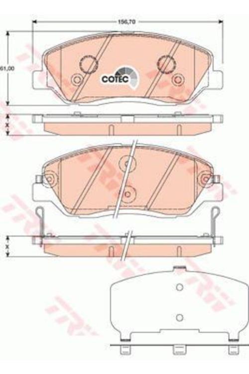 Hyundai Santa Fe 2006-2011 Ön Balata Marka