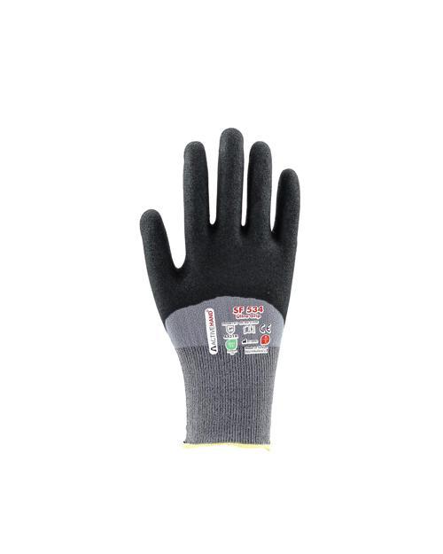 SF-534 Candy Finish Nitril A Tipi Kaplı Kesilmez Eldiven