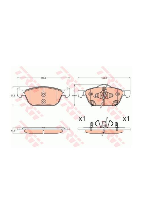 Disk Fren Balatası Ön Honda Cıvıc Ix 2012 >>, Cıvıc Vııı 2012 >>