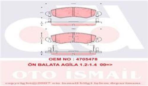 Gdb1420 Fren Balatası Ön Agila A 00- / Wagon R 00-