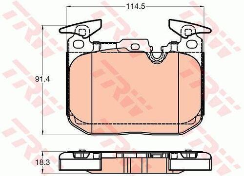 Gdb2031 Fren Balatası Ön Bmw F20 F21 F30 F31 F34 F35 34116859282