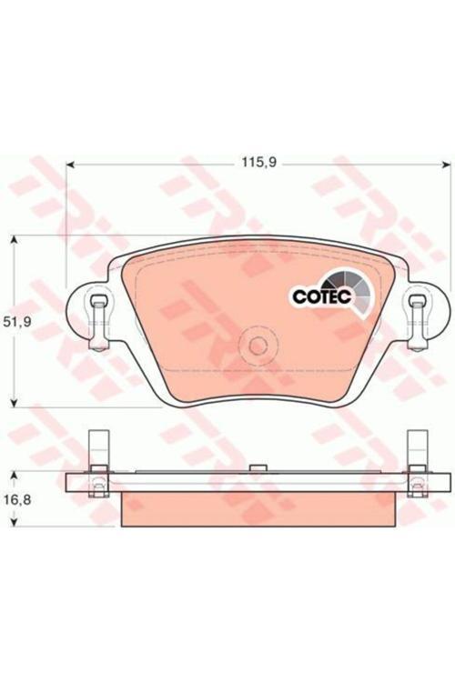 Reanult Kangoo 2001- Arka Balata Marka