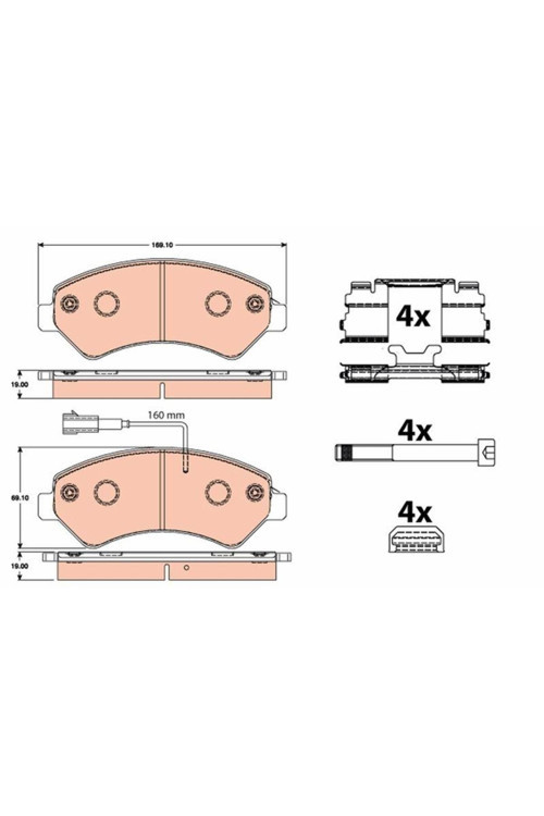 Ön Fren Balatası Boxer-Ducato-Jumper 06 16
