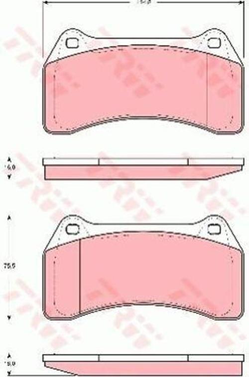 Gdb1512 Fren Balatası Ön Xjx 350 03-09