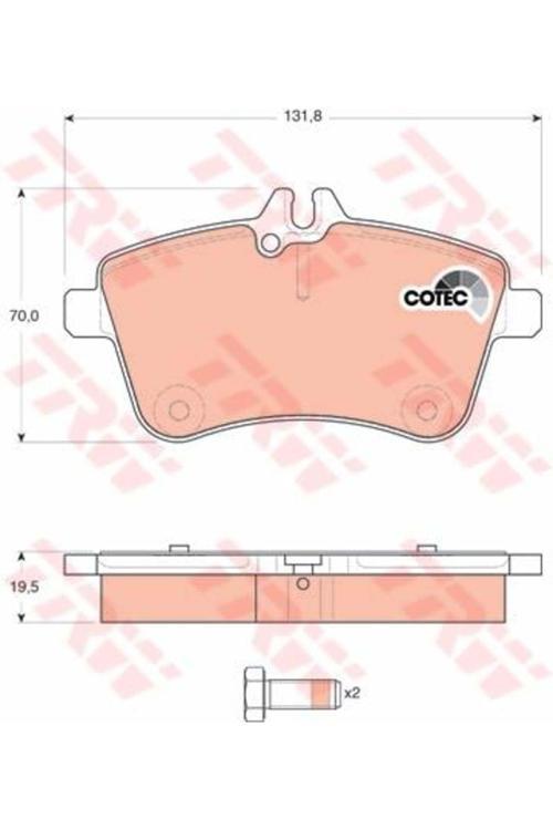 Gdb1628 Disk Balata Ön Mercedes W 169 A 200 Cdı W 245 B 200 C