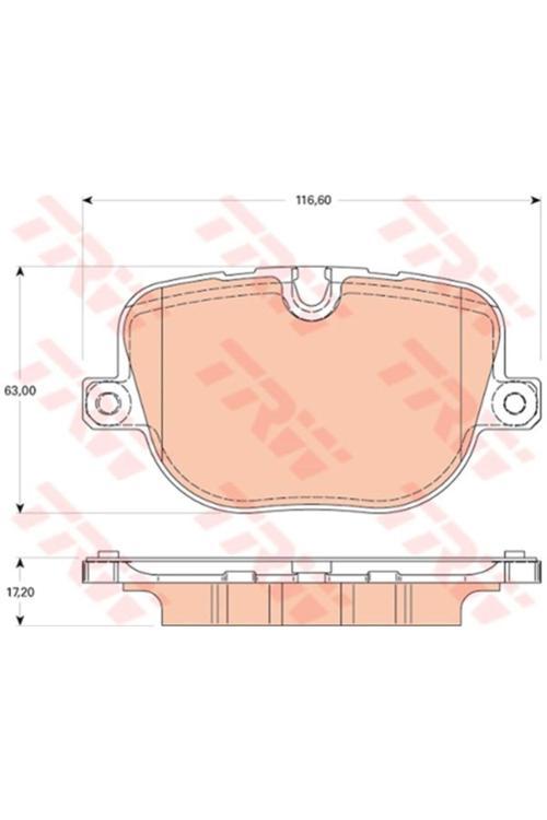 Fren Balatası Arka Lr025739 Bmw Land Rover Range Rover Sport - Iıı 09-13 4.4 D-5.0 Gdb1824