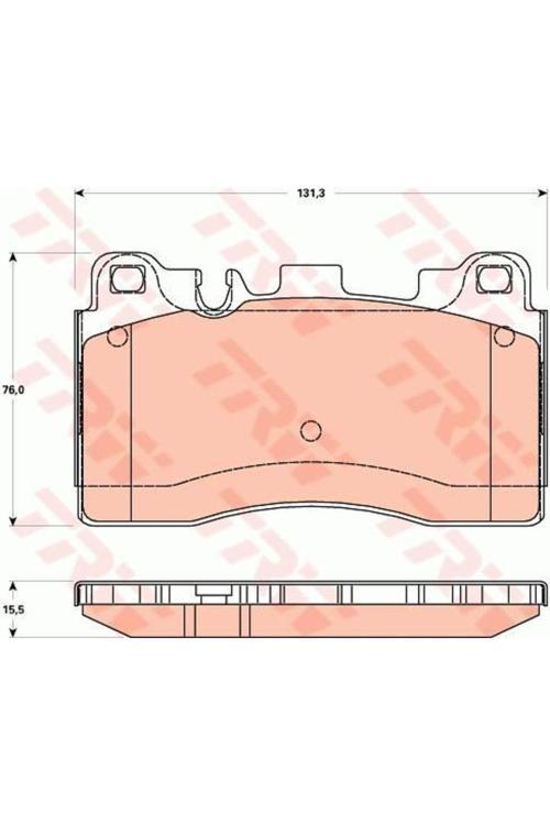 Gdb1906 Fren Balatası Arka 131Mm C218 W212 C197 Amg 09- Tamir Takım Kit