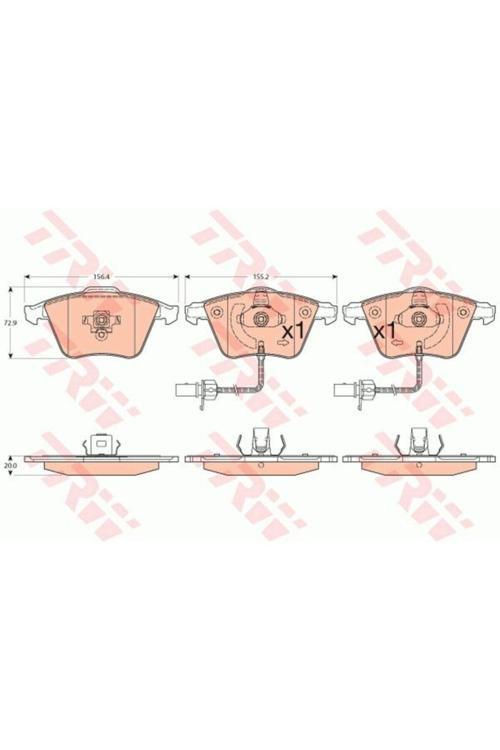 Gdb1154 Disk Balata Ön A8 Quattro 11.2002 S4 4.200Cc 03 2003