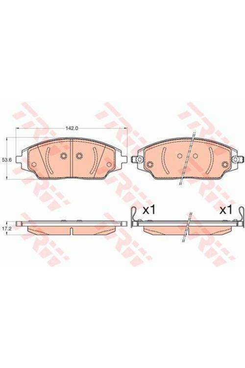 Chevrolet Aveo 2008-2011 1,2-1,4 Ön Balata Marka