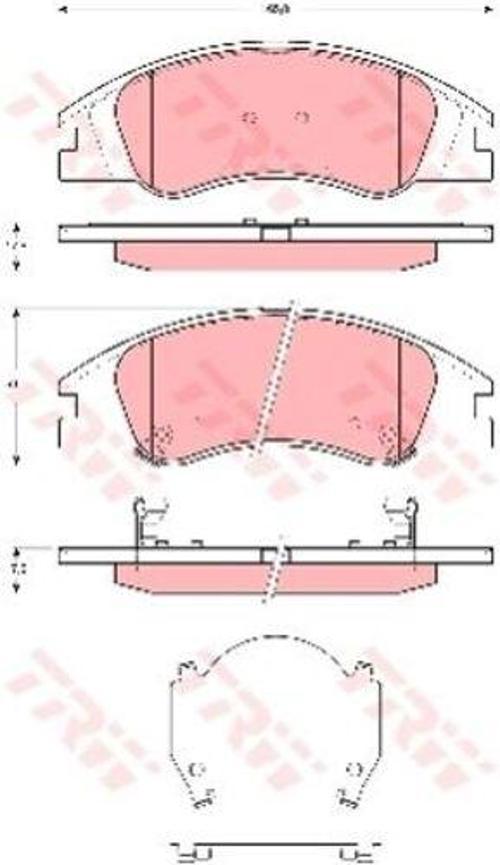 Gdb3367 Fren Balatası Ön Cerato 04-