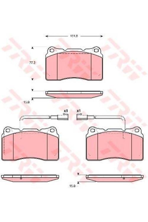 Fren Balatası Ön 159 05 Gıulıetta 10 Spıder 06 Brera 05