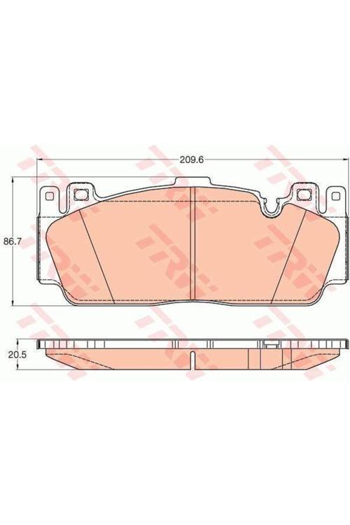 Fren Balatası Ön M5 F10 F18 M6 F12 F13 F06