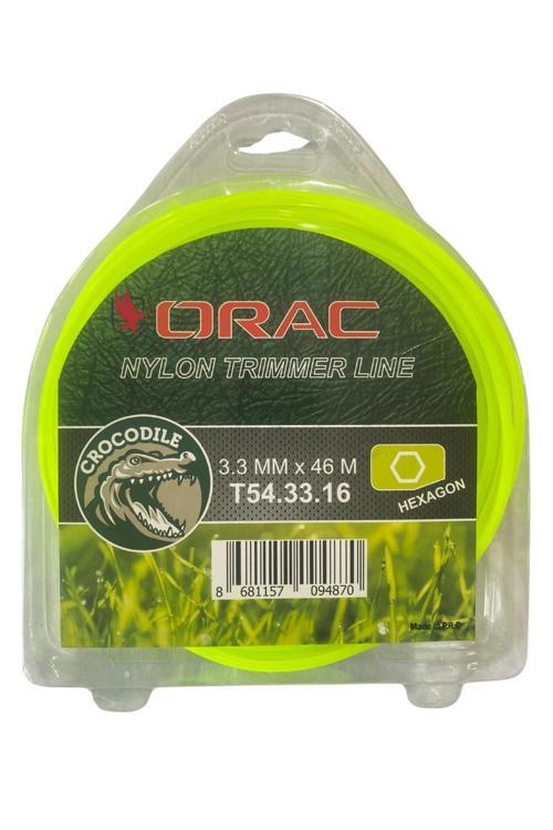Orak 3,3 mm 6 Köşeli Tırpan Misinesi Misinası 46 M.