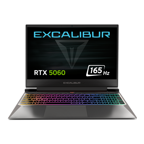 Excalibur G880 i7-13620H 64GB 1TB 8GB RTX5060 165Hz 15.6" Freedos Gaming Laptop G880.1362-EF60X-C