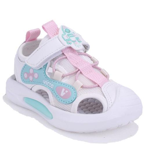 332P25Y221 Rocket Beyaz Ortopedik Günlük Işıklı Kız Çocuk Spor Sandalet