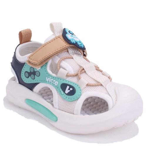 332P25Y221 Rocket Bej Ortopedik Günlük Işıklı Erkek Çocuk Spor Sandalet
