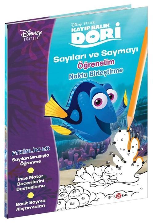 Çocuk Disney Eğitsel Dori ABC'yi Öğrenelim Nokta Birleştirme