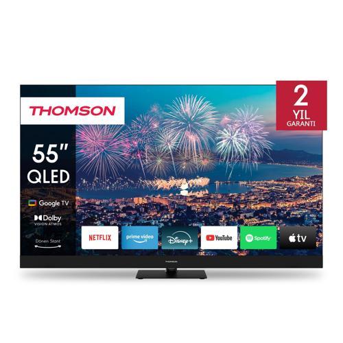 55QG6C14 55" 139 Ekran Uydu Alıcılı 4K Ultra HD Dahili Soundbar Google QLED Plus TV