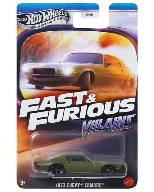 Hot Wheels Silver Series Fast ve Furious Villains 1973 Chevy Camaro JBY37