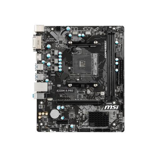A320M-A PRO AM4 DDR4 3200(OC) DVI HDMI USB3.2 mATX Anakart
