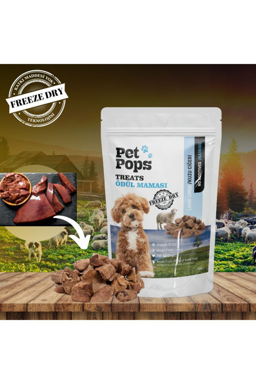 Kuzu Ciğer – Freeze Dry , Köpek Ödül Maması %100 Katkısız