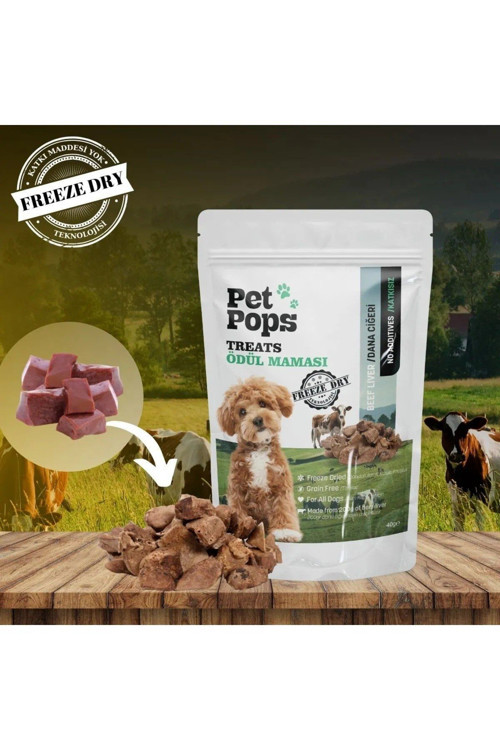 Dana Ciğer – Freeze Dry , Köpek Ödül Maması %100 Katkısız